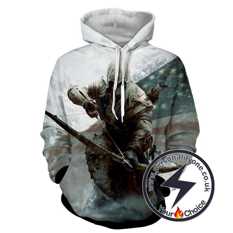 Assassin's Creed 3D - Connor - Assassin's Creed Hoodies